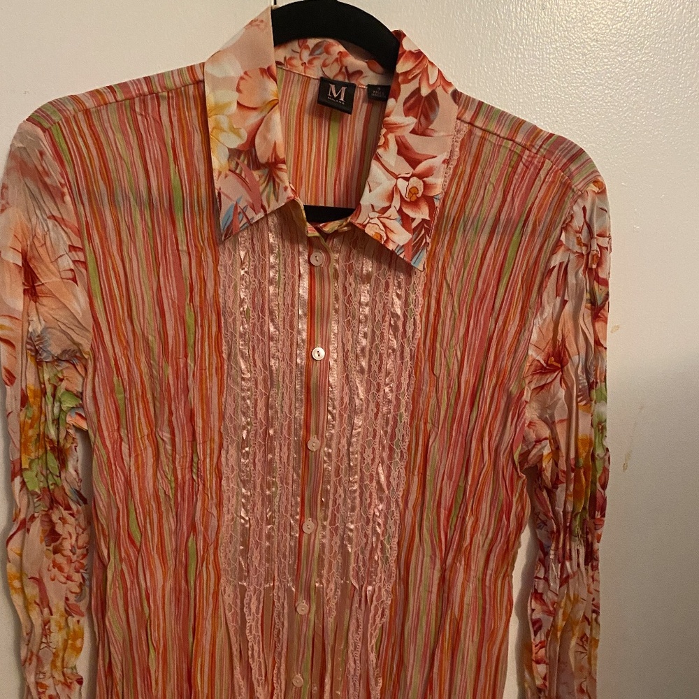 Milano Lace & Ribbon Party Shirt